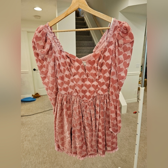 For Love & Lemons                     Theresa Mini Dress in Pink - Picture 5 of 7